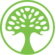 Healing Hands Scrubs Tree Logo
