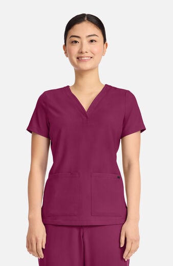 Women's Briana Y-Neck Scrub Top Women's Briana Y-Neck Scrub Top