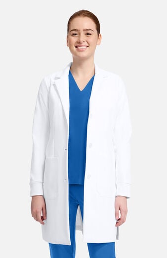Women's 34½" Francesca Convertible Collar Lab Coat Women's 34½" Francesca Convertible Collar Lab Coat
