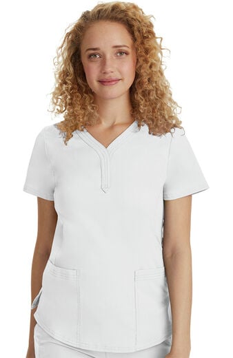 Women's Jane Y-Neck Scrub Top Women's Jane Y-Neck Scrub Top