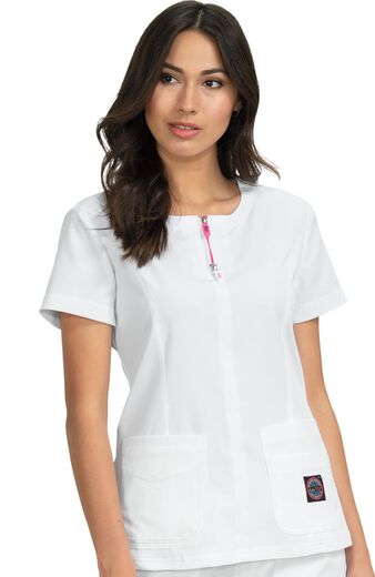 Women's Serenity Solid Scrub Top, Women's Serenity Solid Scrub Top