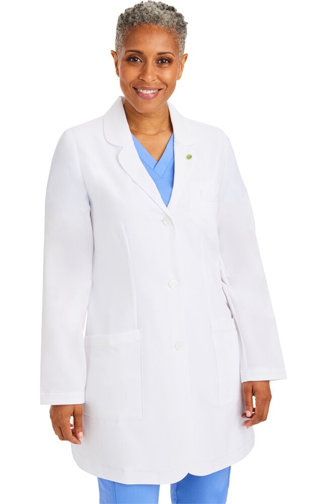 Long white coat top doctor
