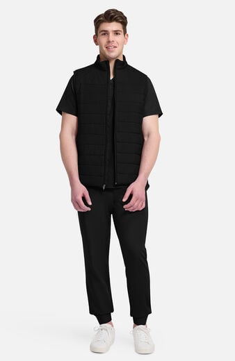 Women's Zip Front Quilted 4-Pocket Scrub Vest Women's Zip Front Quilted 4-Pocket Scrub Vest