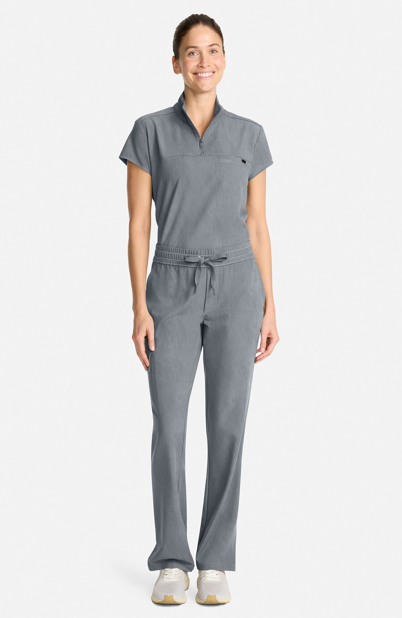 Women's Brandy Straight Leg Scrub Pant, HTA Heather Ash |, large