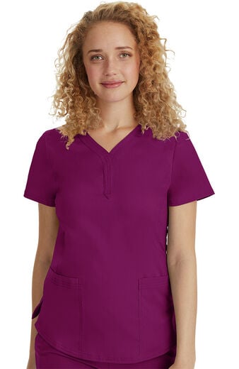 Women's Jane Y-Neck Scrub Top Women's Jane Y-Neck Scrub Top