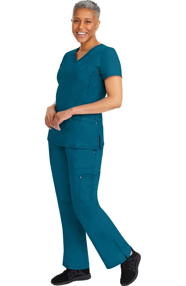 Women s Scrub Set Juliet V Neck Top Tori Yoga Pant Healing