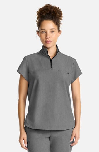 Women's Bella Quarter Zip Scrub Top Women's Bella Quarter Zip Scrub Top