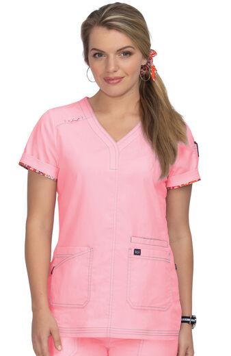 Women's Liv Solid Scrub Top, Women's Liv Solid Scrub Top
