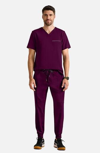 Men's Spencer V-Neck Scrub Top Men's Spencer V-Neck Scrub Top