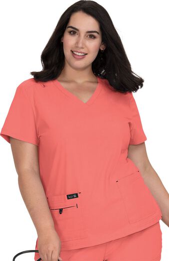 Women's Becca Solid Scrub Top, Women's Becca Solid Scrub Top