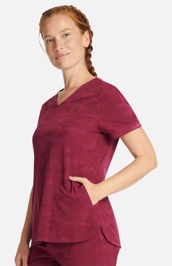 Women's Joy V-Neck Camo Scrub Top Women's Joy V-Neck Camo Scrub Top