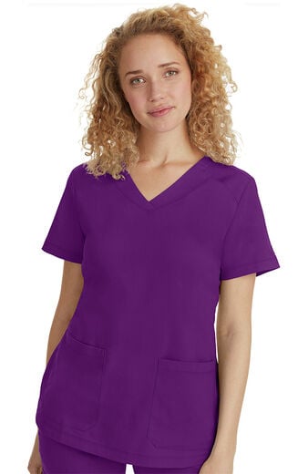 Women's Jill V-Neck Solid Scrub Top Women's Jill V-Neck Solid Scrub Top