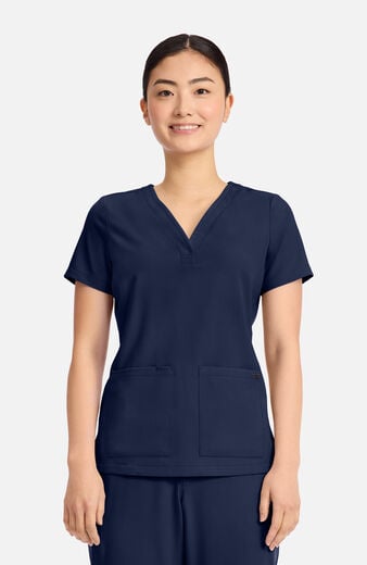 Women's Briana Y-Neck Scrub Top Women's Briana Y-Neck Scrub Top