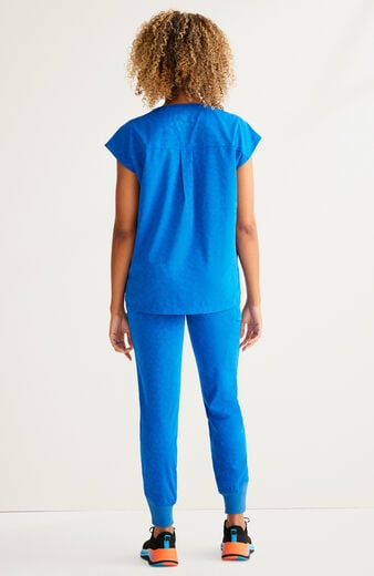 Women's Scrub Set: Jayden Round Neck Top & Trinity Jogger Pant Women's Scrub Set: Jayden Round Neck Top & Trinity Jogger Pant