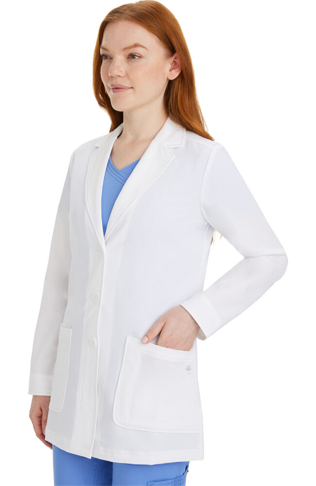 High neck lab coat on sale