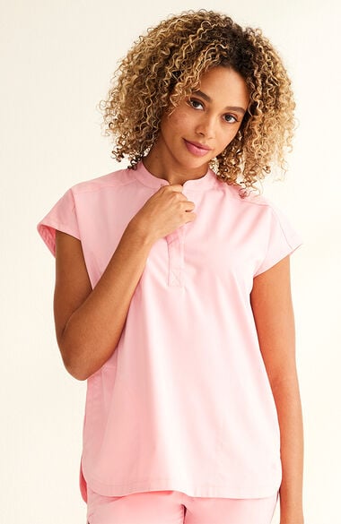 FIGS XL Rafaela Mandarin Collar Scrub Top Shirt Graphite Gray Women for  sale online