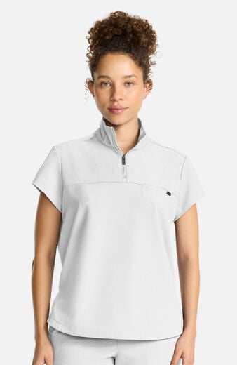 Women's Bella Quarter Zip Scrub Top Women's Bella Quarter Zip Scrub Top