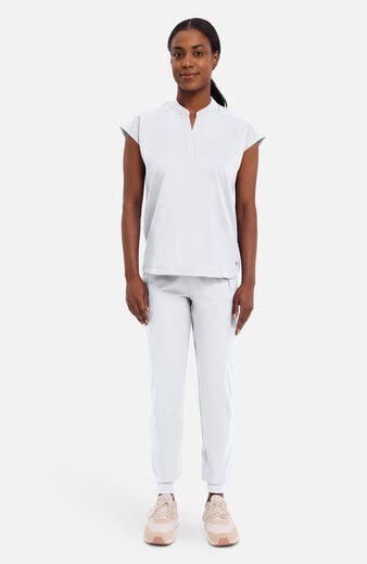 Women's Journey Mandarin Collar Scrub Top Women's Journey Mandarin Collar Scrub Top