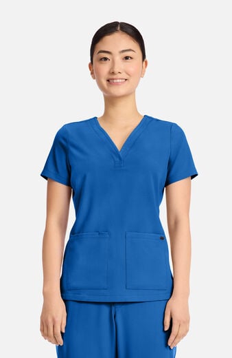 Women's Briana Y-Neck Scrub Top Women's Briana Y-Neck Scrub Top