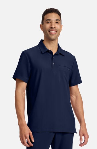 Men's Aidan Polo Scrub Top Men's Aidan Polo Scrub Top