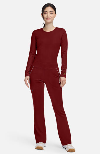 Women's High Rise Cargo Flare Scrub Pant Women's High Rise Cargo Flare Scrub Pant