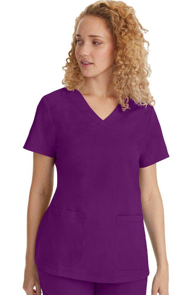 Solid best sale scrub tops