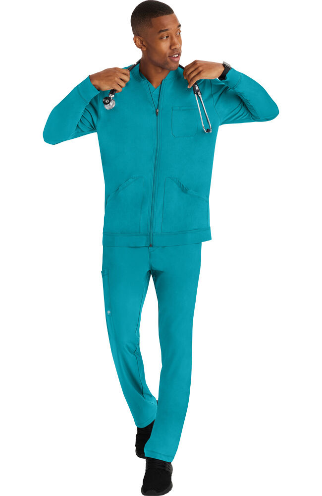 Teal discount scrub jacket