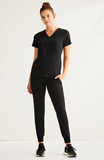Women's Scrub Set: Jolie V-Neck Top & Trinity Jogger Pant Women's Scrub Set: Jolie V-Neck Top & Trinity Jogger Pant