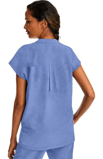 Women's Scrub Set: Journey Mandarin Collar Top & Toby Drawstring Jogger Pant Women's Scrub Set: Journey Mandarin Collar Top & Toby Drawstring Jogger Pant