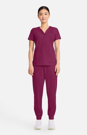 Women's Briana Y-Neck Scrub Top Women's Briana Y-Neck Scrub Top