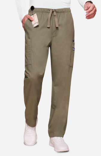 Men's Drawstring Cargo Scrub Pant, Men's Drawstring Cargo Scrub Pant