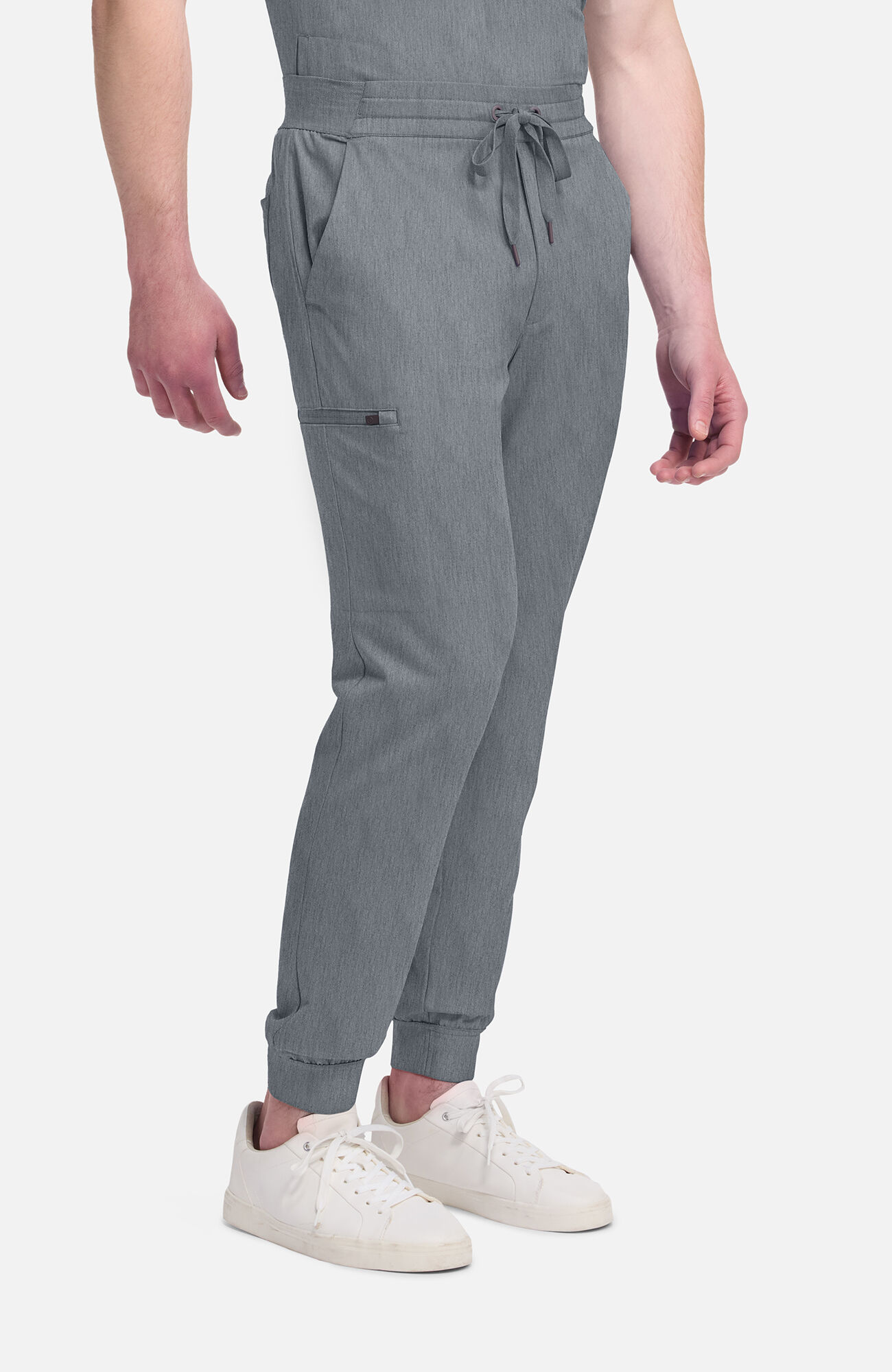 Men's Arlo 5-Pocket Jogger Scrub Pant, HTA Heather Ash | grey, large