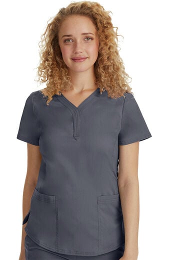 Women's Jane Y-Neck Scrub Top Women's Jane Y-Neck Scrub Top