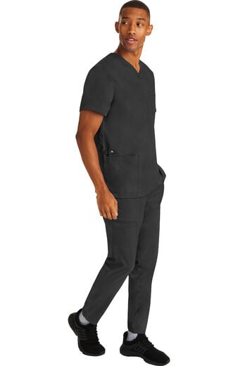 Men's Scrub Set: Justin V-Neck Top & Dante Jogger Pant Men's Scrub Set: Justin V-Neck Top & Dante Jogger Pant