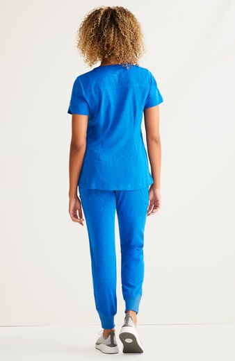 Women's Scrub Set: Jolie V-Neck Top & Trinity Jogger Pant Women's Scrub Set: Jolie V-Neck Top & Trinity Jogger Pant