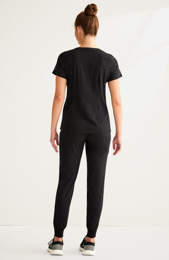Women's Scrub Set: Jolie V-Neck Top & Trinity Jogger Pant Women's Scrub Set: Jolie V-Neck Top & Trinity Jogger Pant