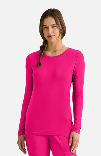Women's Melissa Long Sleeve Knit Tee Underscrub Women's Melissa Long Sleeve Knit Tee Underscrub
