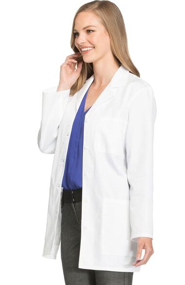 Women's Notched Lapel 32" Lab Coat, , large