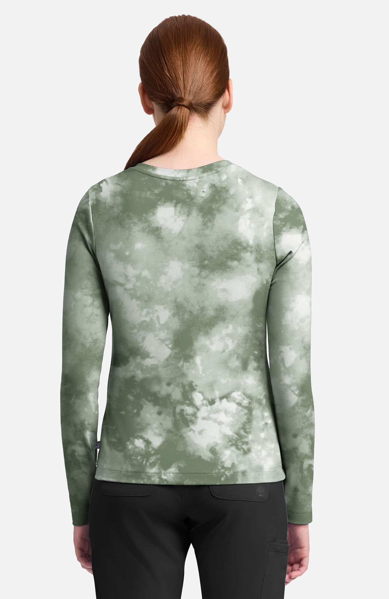 Women's Melissa Tie-Dye Print Underscrub Tee, , large