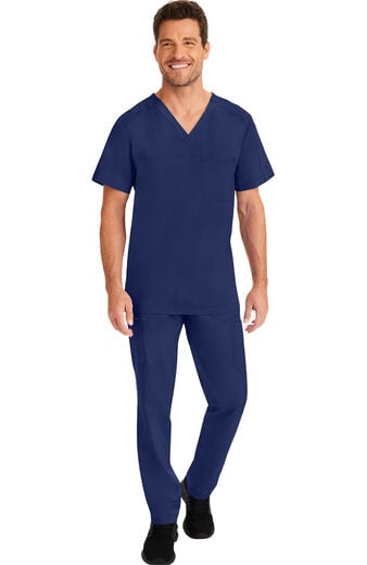 Men's Scrub Set: Justin Top & Daniel Utility Cargo Pant Men's Scrub Set: Justin Top & Daniel Utility Cargo Pant