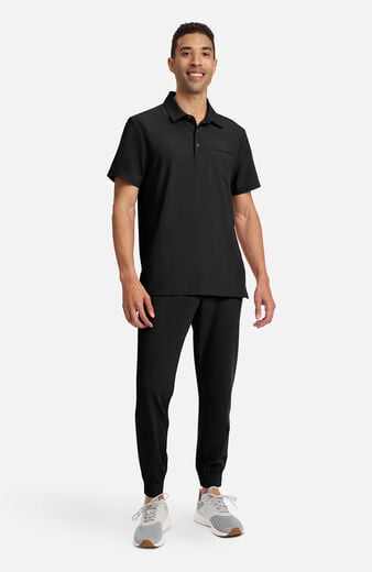 Men's Aidan Polo Scrub Top Men's Aidan Polo Scrub Top