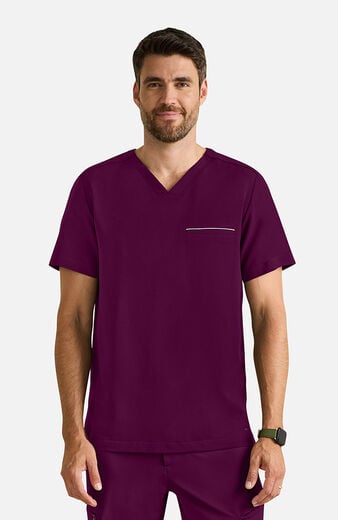 Men's Spencer V-Neck Scrub Top Men's Spencer V-Neck Scrub Top