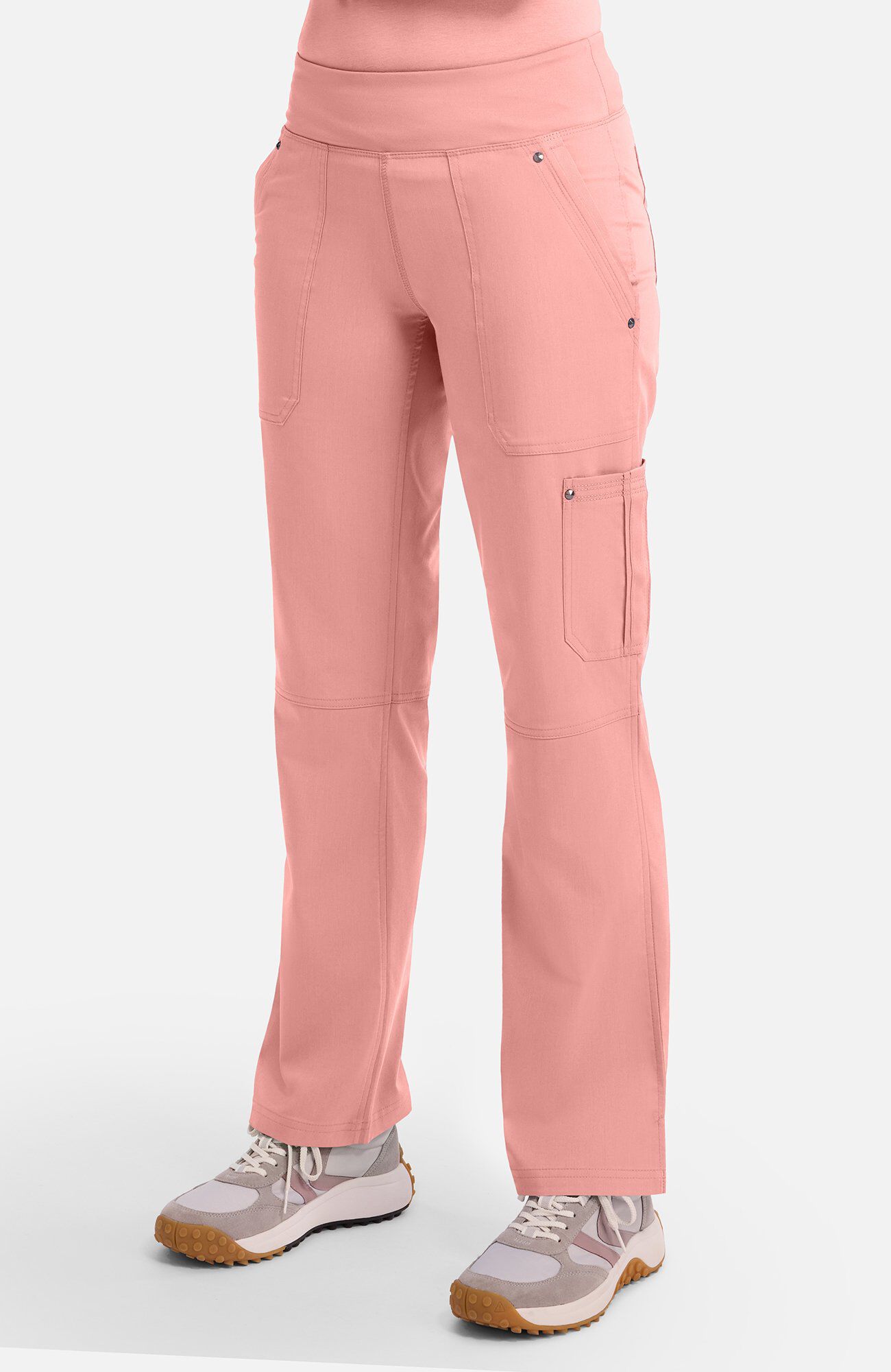 Women's Tori Yoga Scrub Pant, BUP Blushing Peach | pink, large
