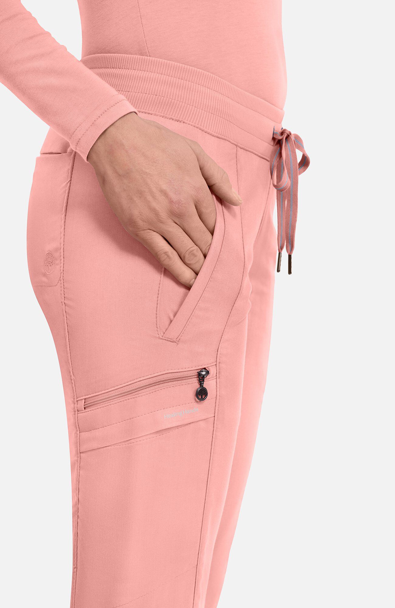 Women's Toby Jogger Scrub Pant, BUP Blushing Peach | pink, large