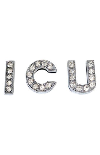 Women's Letter Clog Charm, Women's Letter Clog Charm