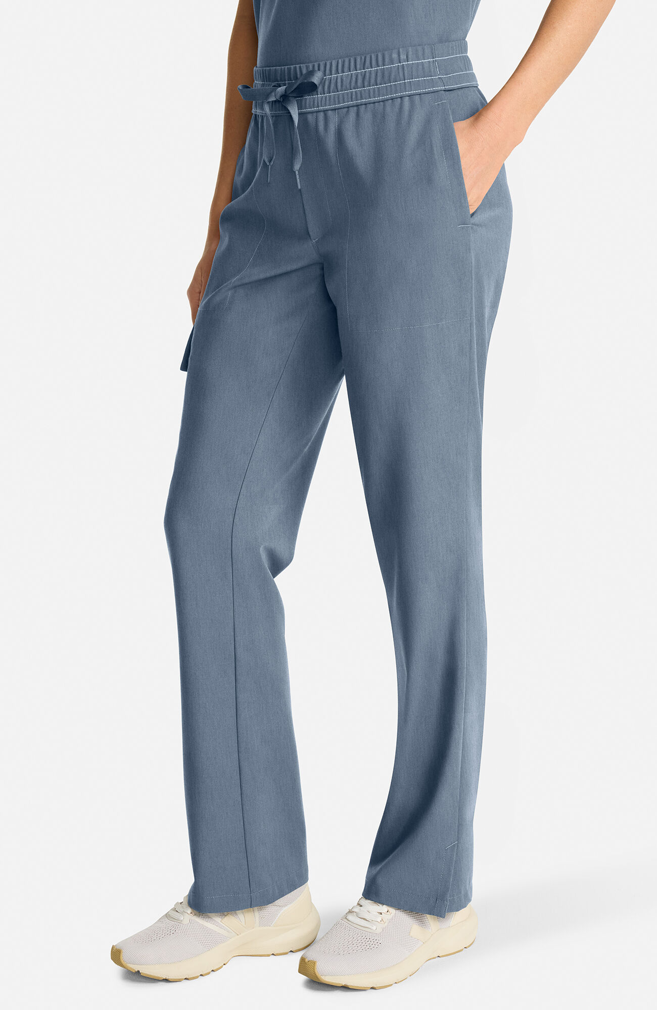 Women's Brandy Straight Leg Scrub Pant, TWB Twilight Blue | blue, large