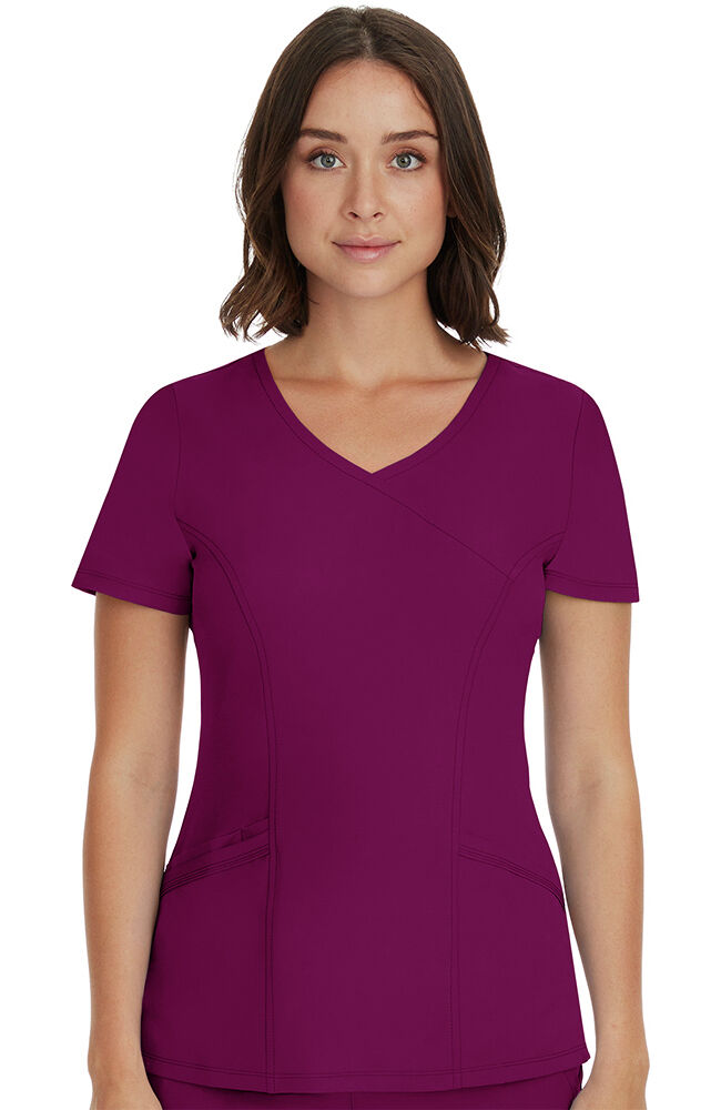 Solid best sale scrub tops