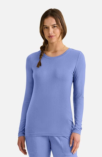 Women's Melissa Long Sleeve Knit Tee Underscrub Women's Melissa Long Sleeve Knit Tee Underscrub