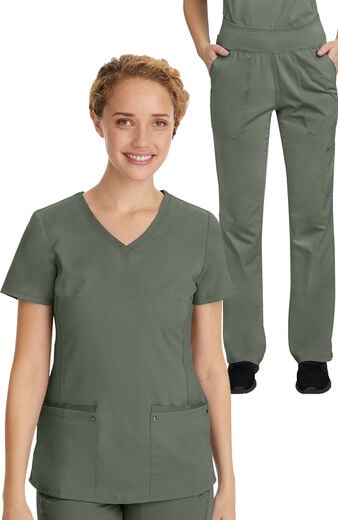 Women's Scrub Set: Juliet V-Neck Top & Tori Yoga Pant Women's Scrub Set: Juliet V-Neck Top & Tori Yoga Pant