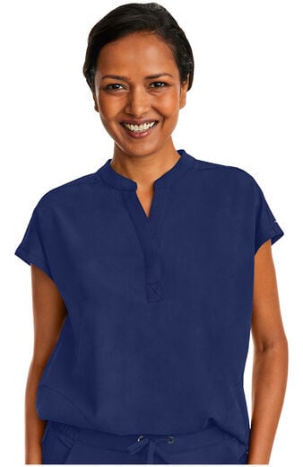 Women's Journey Mandarin Collar Scrub Top Women's Journey Mandarin Collar Scrub Top